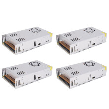 4X 48V 12.5A 600W Power Supply for Monitoring Equipment, Industrial Automation, PLC Control Cabinet