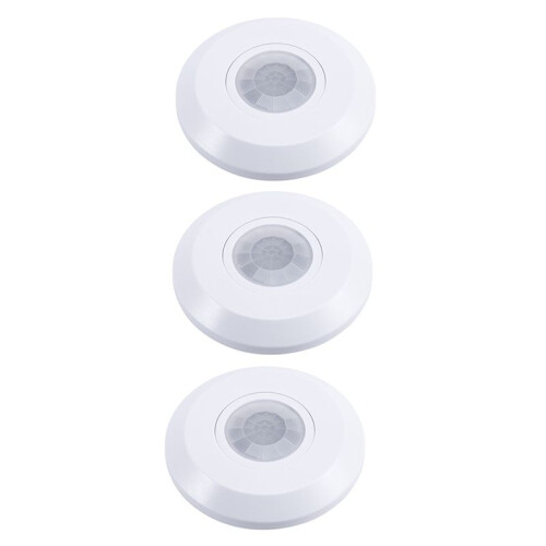 3X 110-220V Ceiling PIR Motion Sensor Light  Adjust  Delay Light  800W Ultra Slim Infrared Induction
