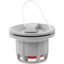 Valve de gonflage pour kayak gonflable, adaptateur de valve haute pression en TPU avec clapet anti-retour gris Ă 8 dents.