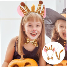 Giraffe Headband Bow Tie and Tail Kids Costume Set for Every Day Fashion and Seasonal Celebrations