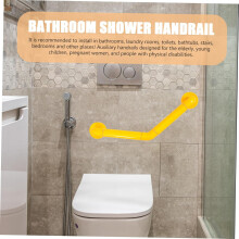 Bathroom Safety Grab Bar for Elderly Stainless Steel Non-Slip Handle Two Pins Multi-Function Shower Handle
