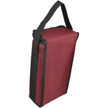 Izolowana torba na wino do transportu butelek, idealna na podróże, kemping i pikniki. Utrzymuje wino w chłodzie.