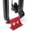 Fast Release Bicycle Front Fork Fixed Clip Red, Bicycle Rack Hitch Mount para bicicletas 5