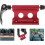 Fast Release Bicycle Front Fork Fixed Clip Red, Bicycle Rack Hitch Mount para bicicletas 7