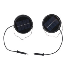 2 Sztuki 600mAh Solar Lights Wymienne Top do Zewnętrznych Latarni Wodoodporne do Ogrodu, na Podwórko, DIY Prezenty Urodzinowe