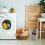 Foldable Laundry Basket Lightweight Cotton Fabric Organizer Waterproof Laundry Hamper 4