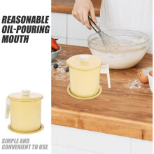 Boîte de rangement pour huile et séparation des graisses de viande, grande capacité (1,4 l)