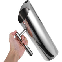 Pichet à eau en acier inoxydable avec poignée confortable et capacité de 1,5 l pour usage domestique