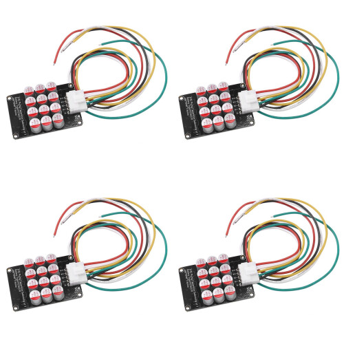 4X 4S 5A Whole Group Balancer Active BMS Board Lithium Lipo Lifepo4 Battery Equalizer  Transfer Capacitor