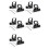 Universal LED Light Bar Mounting Brackets, Adjustable Hood Pillar Mounts, 10PCS 1