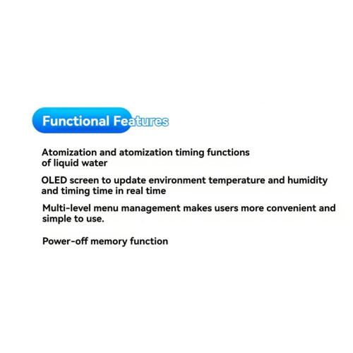 USB Humidifier Electronic DIY Welding Kit Circuit Board OLED Display Temperature and Humidity Atomizer DIY Parts 2