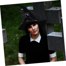 Καπέλο Halloween για γυναίκες άνδρες Μαύρο αξεσουάρ κοστουμιού μάγου-μάγου