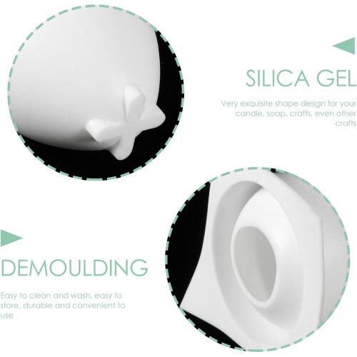 Molde de vela perfumada DIY Molde de vela para Easter Egg Mold Crafting Scenarios 1