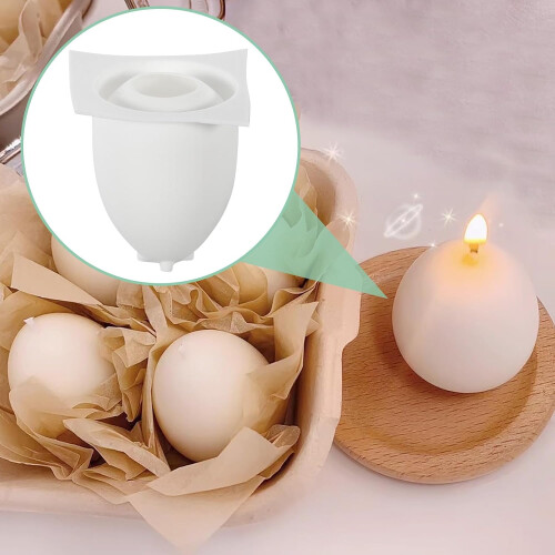 Molde de vela perfumada DIY Molde de vela para Easter Egg Mold Crafting Scenarios 2
