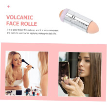 Kasvojen Roller Beauty Egg Puff Luonnollinen Tulivuorikivi Monitoiminen Meikkityökalu