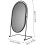 Oval Desktop Vanity Mirror with Stand Large Rotating Makeup Mirror 2