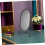 Oval Desktop Vanity Mirror with Stand Large Rotating Makeup Mirror 6