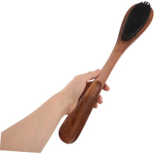Suit Brush Shoe Horn Multi-use Handle Cleaning Brush Tool for Home and Hotel