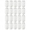 Magnetic Cap for  Pencil, Magnetic Replacement Protective Cap Cover for  Pro Pencil - White 20Pc 1