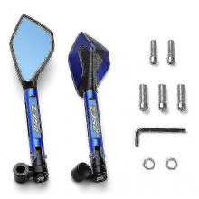 (Blue) clearance best)Brand-new Z750 For Kaw Z750s Z 750 2004 2005 2008 2010 Motorcycle Aluminum Bar Rear View Mirrors