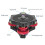 3X Tripod Leveling Base Leveler Adjusting Base Panning Level Plate DSLR Camera Adjustment Table Base 4