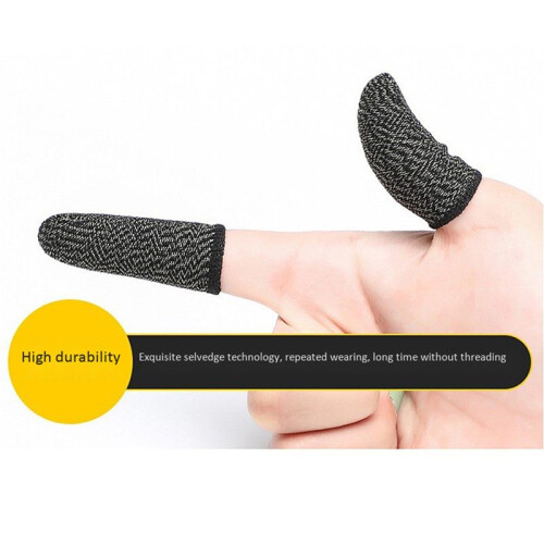 15Pair Mobile Game Controller Finger Sleeve Sets, Anti-Sweat Reusable Waterproof Breathable Full Press Screen Finger Set 2