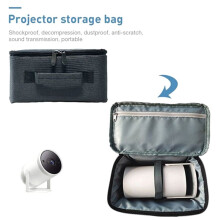 Salange Projector Case for HY300 HY320 P300 Projector Bag Storage Pockets Compatible with Most Projectors