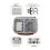 Drones Controller Accessories Portable Travel Bag Case for  NEO Carrying Case Storage Waterproof Box Orange 10