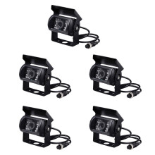 5X Aviation Kopf Auto Rückansicht Monitor Upgrade 700Tvl Ccd 18 Ir Leds Rückfahrkamera 12/24V für Truck Caravan Bus