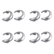 8 Stuks Auto-Interieur Deurklink Cover Handvat Rozet voor Tiida 2005-2010 1.6 LIVINA NV200 Geniss Zilvergrijs