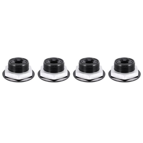 24X Push Button Quick Release Car Hood Bonnet  Pin Lock Bumper Clip Black 2