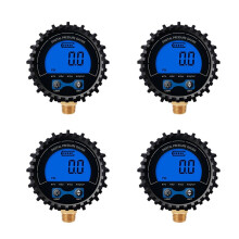 4X Tire Pressure Gauge Digital Tire Tester Display Air Pressure Manometer Quick Connect Coupler Thread 1/4