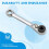 1/4 Double Ended Quick Socket Ratchet Wrench Rod Screwdriver Bit Tools Ratchet Handle Wrench 4