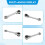 1/4 Double Ended Quick Socket Ratchet Wrench Rod Screwdriver Bit Tools Ratchet Handle Wrench 7
