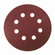 150 St 5 Tum 125 mm Runt Sandpapper ÅTta HåLs Skiva Sandskivor Grit 40/60/80/120/240 Krok-Och-ÖGla Slipskiva Polish