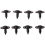 4x Black Front Left/Right Inner Door Handle Trim Pull Grab Panel Handle For- 3 4 Series F30 F80 Interior Door Handle 7