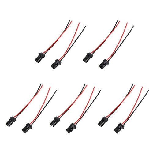 T10 W5W Auto Light Bulb Socket Lamp Holder Connector Extension X 10