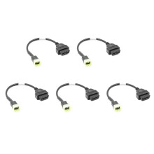 5X 6 Bis 16 Polige OBD2 Steck Verbinder Diagnose Werkzeug OBD Verlängerungs Kabel Adapter für Motorrad Z Serie