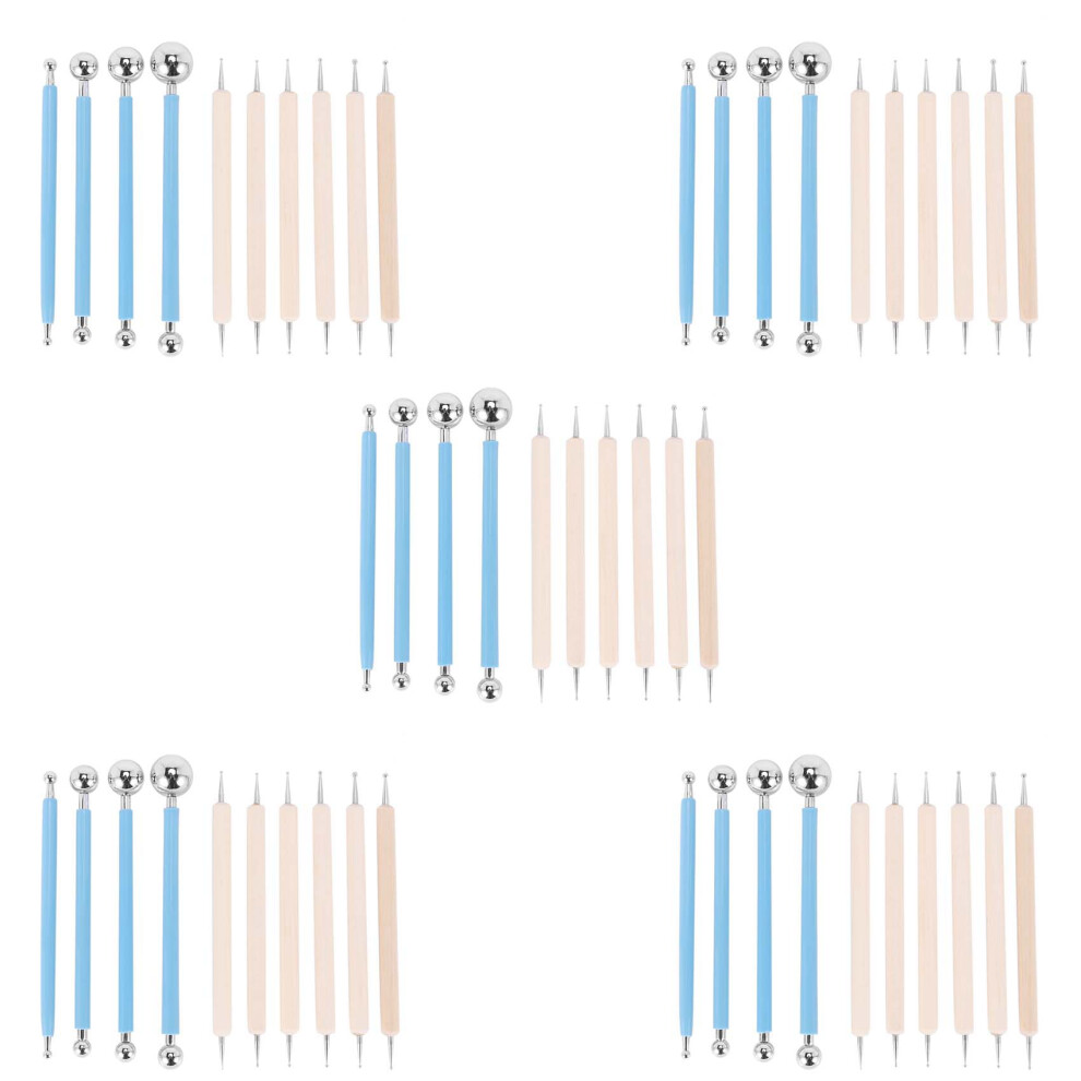 50 Piece Dotting Tools Styluses For Mandala Rock Painting, Pottery Clay Embossing Art 6033360358515