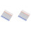 40 Pcs 0.7mm Tip Gel Silver Tone Ink Pen Refill Replacement 1