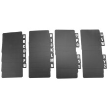 26 Pcs Vinyl Record Dividers DVD Alphabetical Dividers A-Z Alphabetical Dividers Vinyl Record Organizer with Alphabet