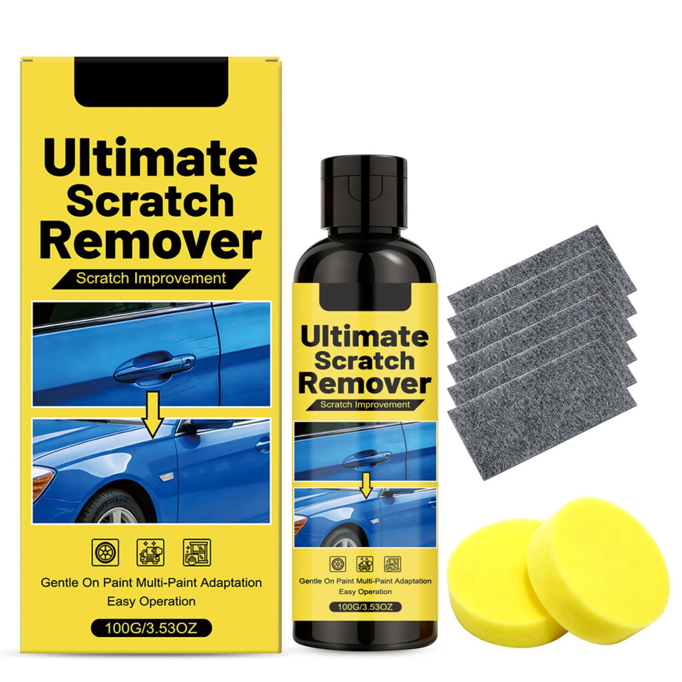 Scratch Remover, Ultimate Car Scratch Remover With Scratch Remover Cloth, Quick Fix Removal Paste For Deep Scratches, Long-Lasting Protection 5009629225073