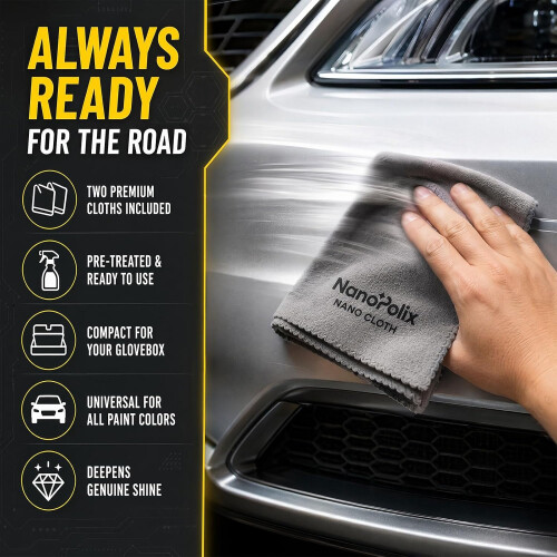 Nanopolix Scratch Remover Cloth - 2 Pieces, Car Scratch Remover Cloth 1