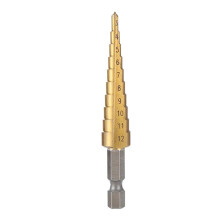 3-12mm HSS Straight Step Drill Bit Wood Metal Hole Cutter Core Drill Bit Pagoda Drill Bit