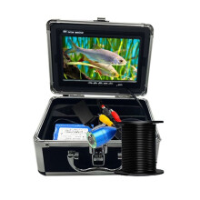 Underwater Fishing Camera LCD Monitor Fish Finder Waterproof 1000TVL Fishing Camera Infrared Lights for Lake EU Plug