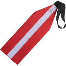 Sicherheitsflaggen für Kajak-SUP-Schlepparbeiten, reflektierende Streifen, rotes Oxford-Gewebe, Kajak-Outdoor-Zubehör
