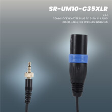 Saramonie Verriegelungs Typ 3,5 Mm auf 3,5 Mm TRS auf XLR Stecker Mikrofon Ausgang Universal Audio Kabel für Drahtlose EmpfäNger