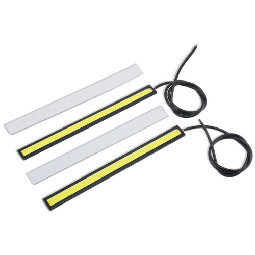 12 X Waterdichte, Superheldere Auto DRL-Mistlampen COB LED-Licht Wit 1