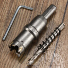 (20mm)Broca con punta de acero de carburo de aleación Herramienta de sierra de agujero de cortador de madera de metal 1545 mm