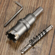 (22mm)Broca con punta de acero de carburo de aleación Herramienta de sierra de agujero de cortador de madera de metal 1545 mm